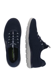 SKECHERS Slip On 'Summits' navy/weiß
