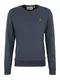 Naketano Sweatshirt ''''Al K.Ohol'''' taubenblau / braun