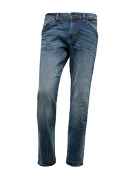 TOM TAILOR Jeans Josh taubenblau / orange