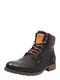 TOM TAILOR Schnürstiefel braunmeliert / bronze / schwarz