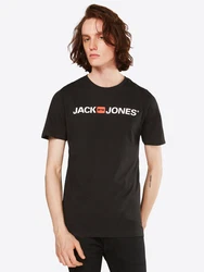 JACK & JONES JJECorp Logo Tee SS Crew Neck NOOS (12137126) knallrot/schwarz/weiß