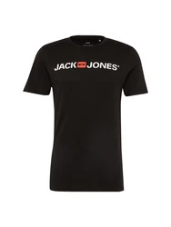 JACK & JONES JJECorp Logo Tee SS Crew Neck NOOS (12137126) knallrot/schwarz/weiß