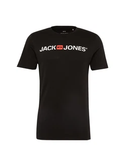 JACK & JONES JJECorp Logo Tee SS Crew Neck NOOS (12137126) knallrot/schwarz/weiß