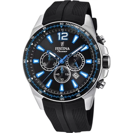 Chronograph ''''The Originals, F20376/2'''' blau / schwarz / silber