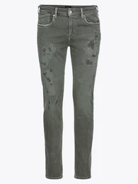 Jeans ''''HATCH DESTROY'''' dunkelgrün