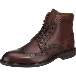 Schnürstiefeletten purpur