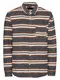 Review Hemd ''''STRIPE SHIRT'''' grau / orange / schwarz