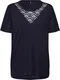 ONLY Tričko ''''onlNICOLE S/S LACE TOP JRS''''  noční modrá