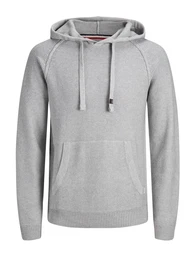 JACK & JONES Hoodie hellgrau