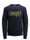 JACK & JONES Pullover navy / gelb
