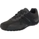 GEOX Sneaker anthrazit / mokka