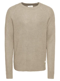 Herren - Pullover & Strickjacken JORNEWPANNEL KNIT CREW NECK beige
