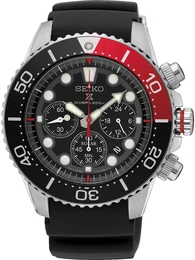 SEIKO Chronograph Prospex Solar SSC617P1 rot / schwarz / silber