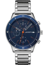 LACOSTE Uhr Key West 2010995 navy / silber