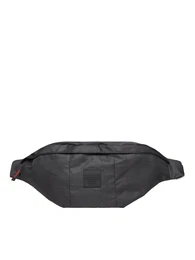 JACK & JONES Gürteltasche basaltgrau / schwarz / weiß
