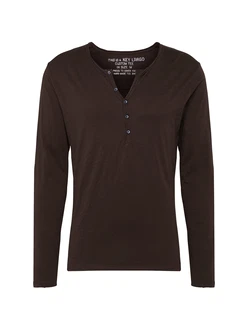Key Largo Longsleeve Henleyshirt Ginger (MLS00038)