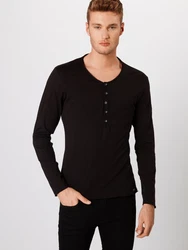 Key Largo Longsleeve Henleyshirt Ginger (MLS00038) Ginger (MLS00038)