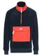 Nike Sportswear Fleecejacke ''''M NSW TOP HZ CORE WNTR SNL'''' dunkelblau / rot