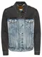 LEVIS Jeansjacke THE TRUCKER blue denim / black denim
