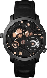 Uhr ''''KINGSBRIDGE, PL15471JSB.02'''' bronze / schwarz / silber