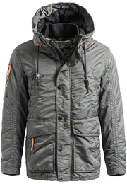 Khujo Jacke CHESTFIELD grau