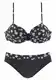 LASCANA Bikini 'Wire Glue'  crna / bijela
