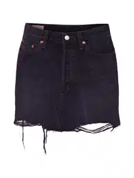 LEVI'S Sukně 'Deconstructed Skirt' černá džínovina