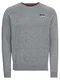 Superdry Pullover ''''ORANGE LABEL VEE'''' graumeliert