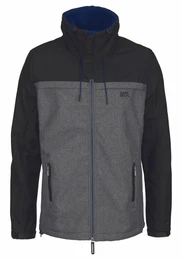 Superdry Softshelljacke SD TRACK WINTREKKER graumeliert / schwarz