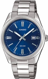 CASIO Quarzuhr ''''MTP-1302PD-2AVEF'''' blau / silber