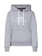 ALPHA INDUSTRIES Mikina  šedý melír / bílá