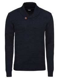 !Solid Pullover Knit - Thune dunkelblau