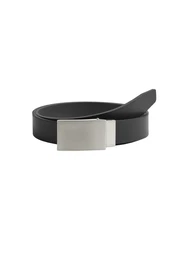 MANGO MAN Gurtel Hft Placa schwarz / silber