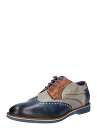 Schnürschuh ''''Melchiore'''' cognac / grau