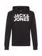 JACK & JONES Sweatshirt anthrazit / wei