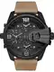 DIESEL Uhr hellbeige / schwarz