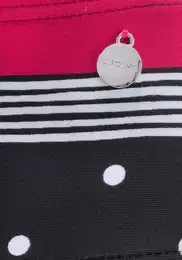 Spodní díl plavek eosin / černá / bílá