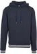 Urban Classics Sweatshirt navy / weiß