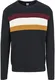 Urban Classics Pullover navy / goldgelb / weinrot / offwhite