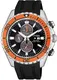 CITIZEN Chronograph ''''Promaster Marine, CA0718-13E'''' orange / schwarz / silber