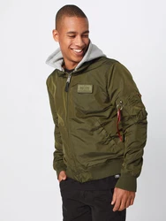 ALPHA INDUSTRIES Übergangsjacke grau/khaki