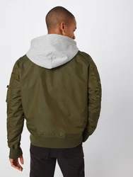 ALPHA INDUSTRIES Übergangsjacke grau/khaki