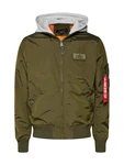 ALPHA INDUSTRIES Übergangsjacke grau/khaki