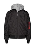 ALPHA INDUSTRIES Übergangsjacke graumeliert/schwarz