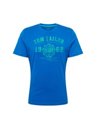 TOM TAILOR Shirt logo tee T-Shirt 1/2 blau