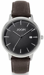JOOP! Quarzuhr ''''2022844'''' kastanienbraun / schwarz / silber