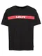 LEVIS Shirt rot / schwarz / weiß