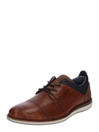 Schnrschuh dunkelblau / braun
