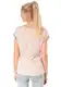 Iriedaily Majica ''''Backside''''  roza / pegasto siva