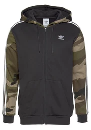ORIGINALS Sweatjacke khaki / schwarz / weiß